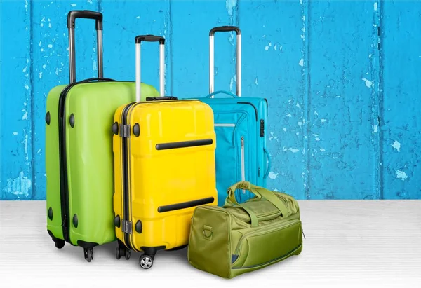 Beautiful Colorful suitcases — Stock Photo, Image