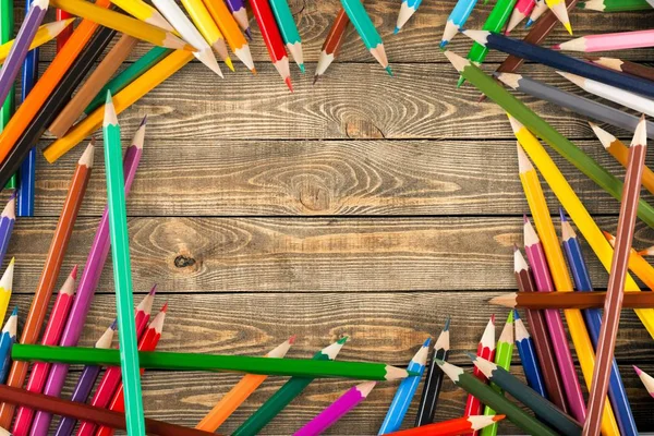 Олівці кадру кольору — стокове фото