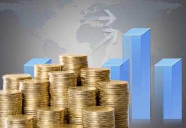 altın sikke yığınları