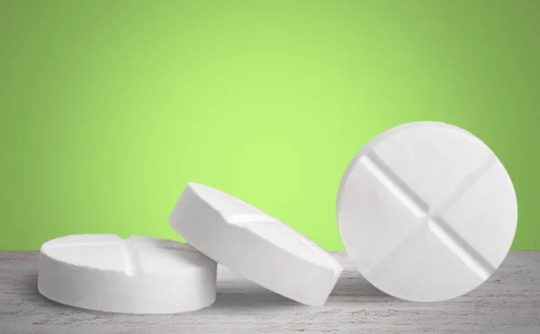Leki okrągłe tabletki — Zdjęcie stockowe