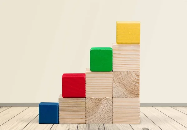 Cubes colorés pour enfants — Photo