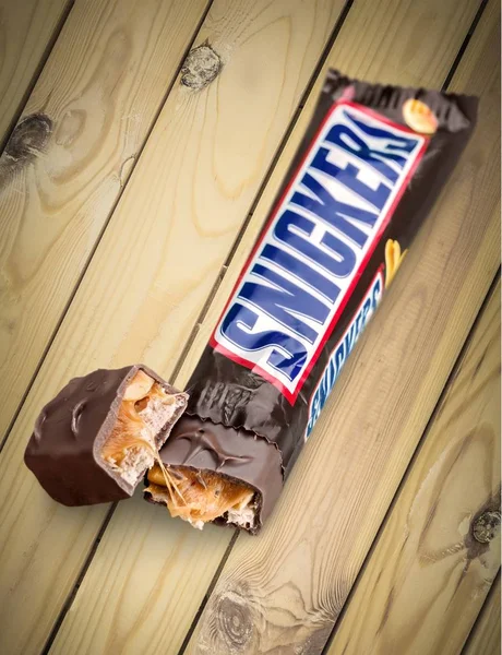 Snickers barra de chocolate — Foto de Stock