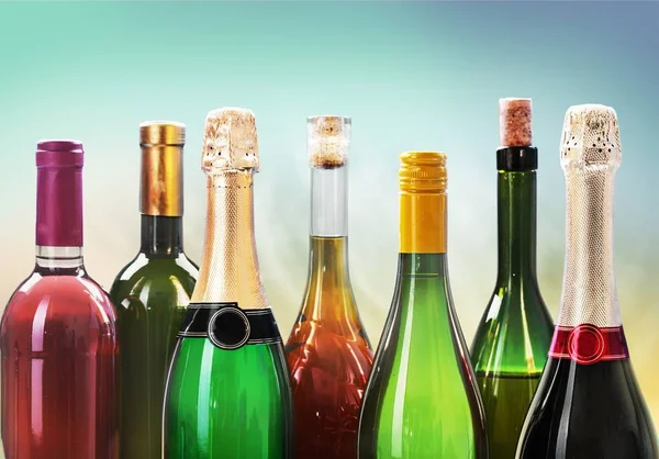 Bebidas alcohólicas botellas — Foto de Stock