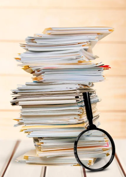 Dossiers de fichiers avec documents — Photo