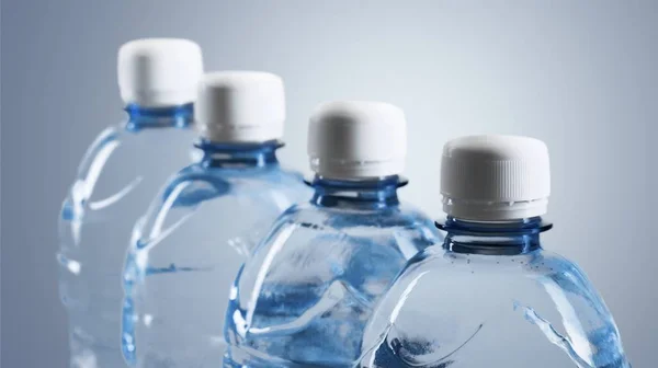 Plastic bottles of water — Stock Photo, Image