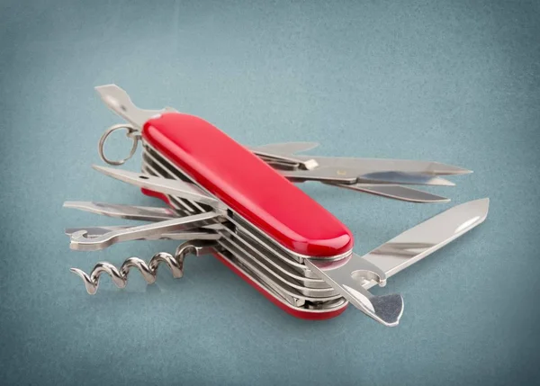 Multi-Tasking metallo Penknife — Foto Stock