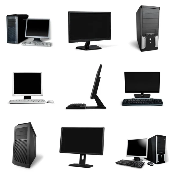 Monitor with blank screen — Stock Photo, Image