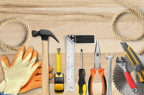 Varias herramientas de construcción — Foto de Stock