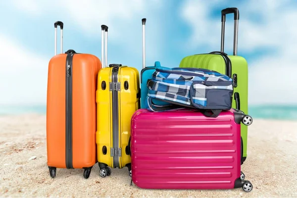 Beautiful Colorful suitcases — Stock Photo, Image