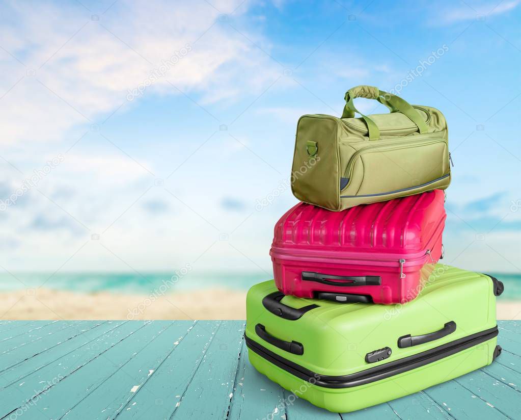 Beautiful Colorful suitcases