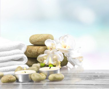 Güzel spa kompozisyonu