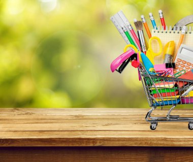 Okul Kırtasiye kompozisyon