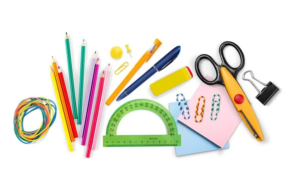 Colorful school supplies — Stock Photo, Image