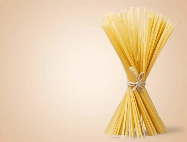 Rå gul pasta — Stockfoto