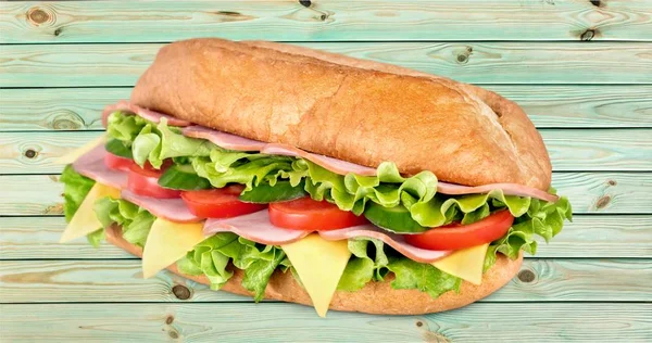 Panino fresco e gustoso — Foto Stock