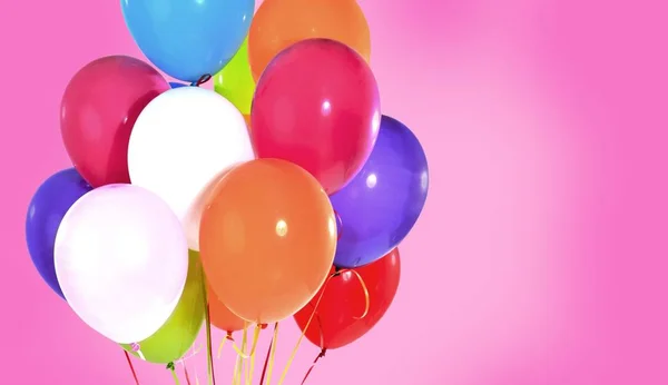 Bunch of colorful balloons — Stock Photo, Image