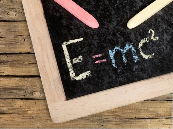 Einstein physical formula — Stock Photo, Image