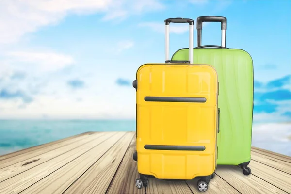 Beautiful Colorful suitcases — Stock Photo, Image