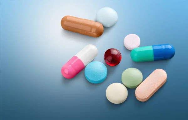 Medication pills assorted — Stock Photo, Image