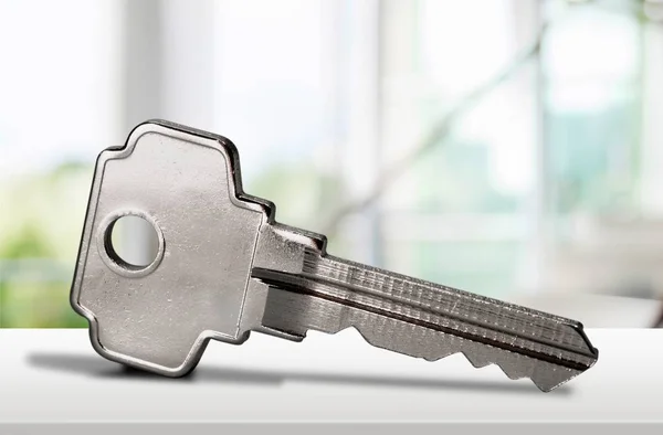 Single House Key Isolated Background — Stock Photo, Image