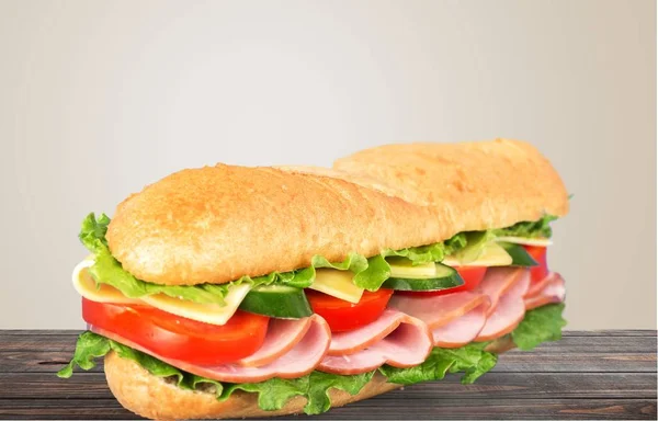 Fresh tasty sandwich — Stock Photo, Image