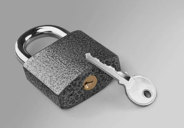 Lock and key close up — Stock Photo, Image