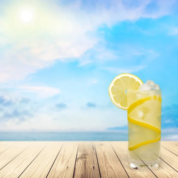 Glass of alcohol cocktail — Stock Photo, Image