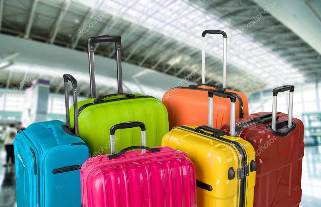 beautiful Colorful suitcases