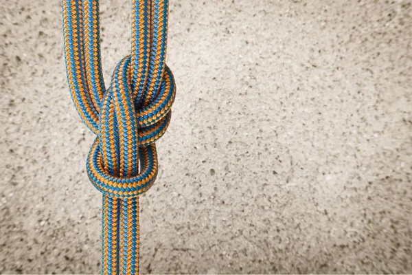 Coiled ropes on  background — Stock Photo, Image