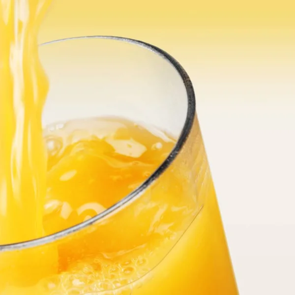 Склянка смачного апельсинового соку — стокове фото