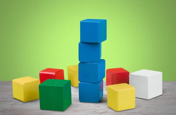 Cubi per bambini colorati — Foto Stock