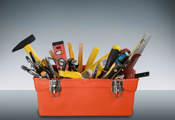 Boîte à outils avec outils — Photo
