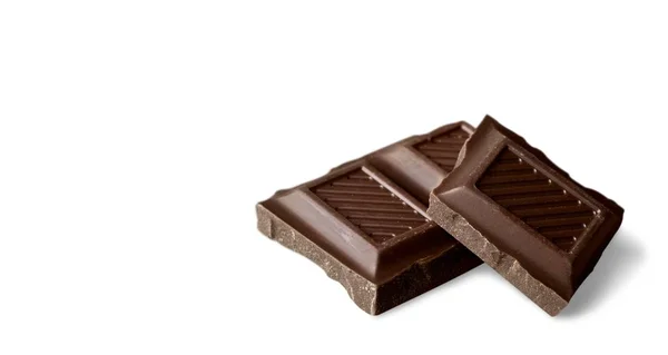 Pezzi di delizioso cioccolato — Foto Stock
