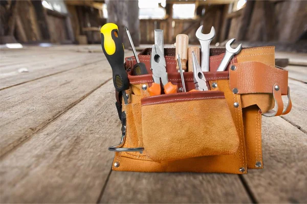 Tool belt with tools — Stock Photo, Image