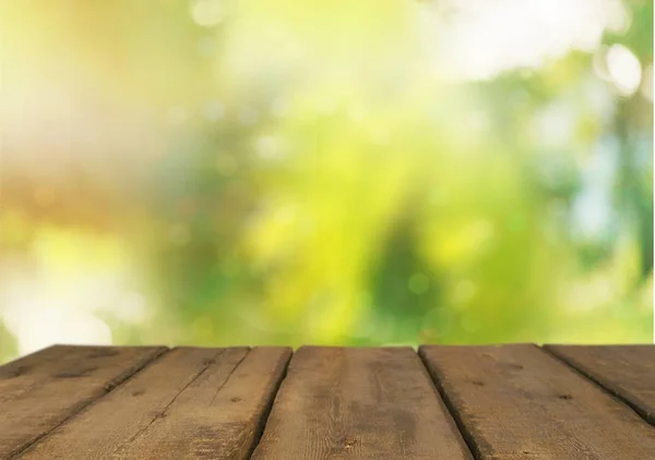 Empty Wooden Table Wooden Planks Background — Stock Photo, Image