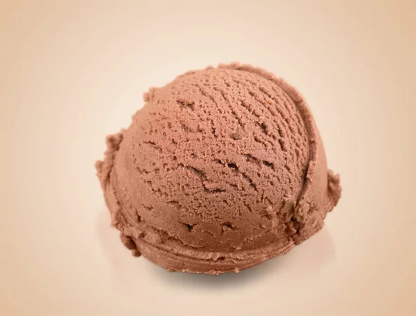 Вкусное Совок Мороженого Заднем Плане — стоковое фото
