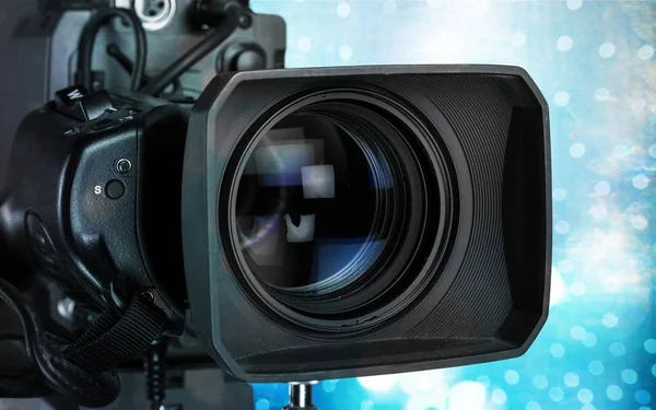 Schwarze Videokamera — Stockfoto