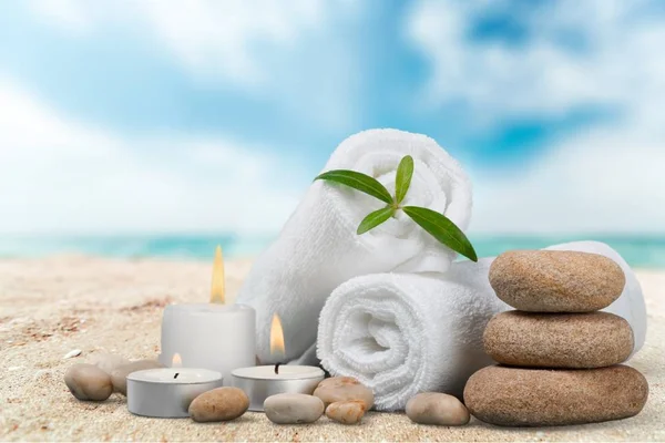 Güzel spa kompozisyonu