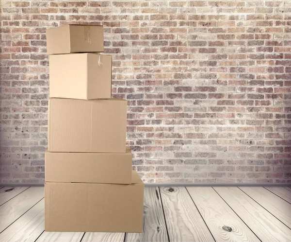 Diferentes cajas de cartón — Foto de Stock