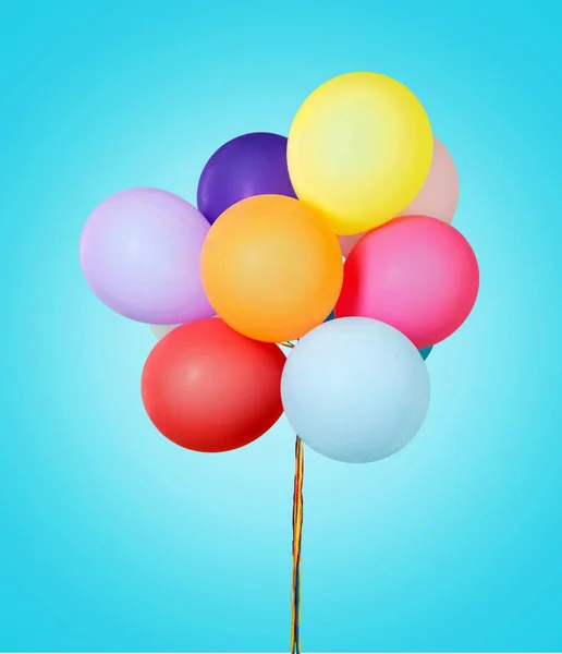 Куча разноцветных шариков — стоковое фото