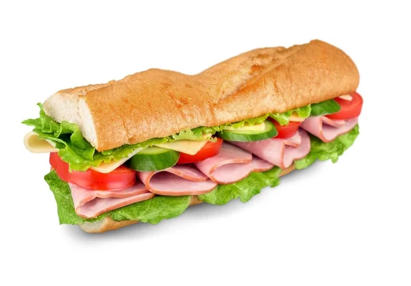 Panino fresco e gustoso — Foto Stock