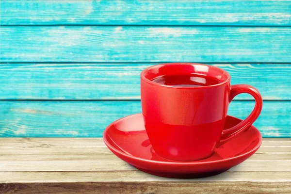 Taza de cerámica roja —  Fotos de Stock