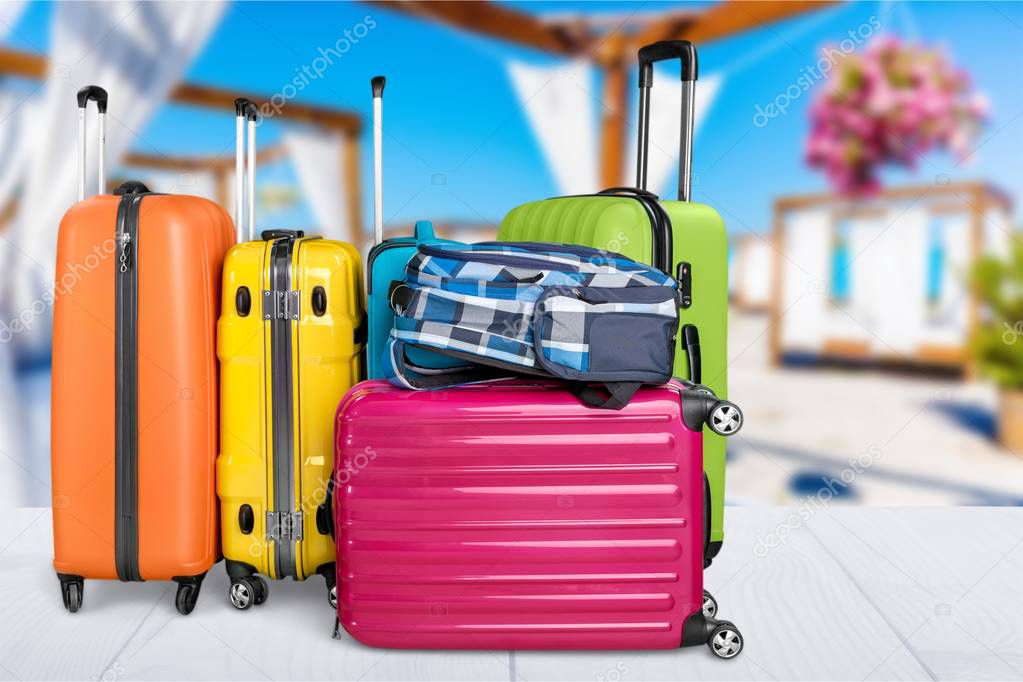 Beautiful Colorful suitcases