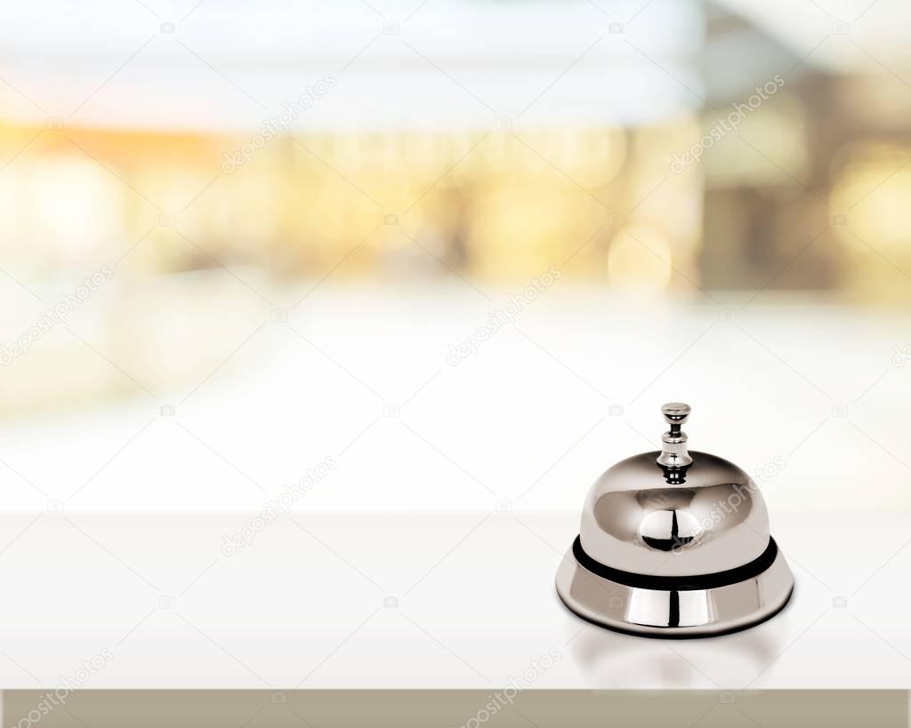 Reception service desk bell