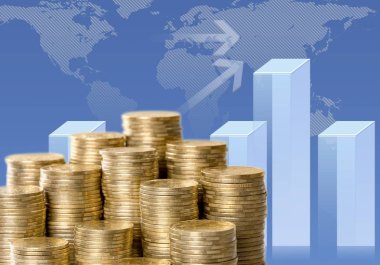 altın sikke yığınları