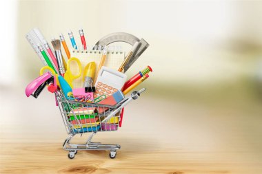 Okul Kırtasiye kompozisyon