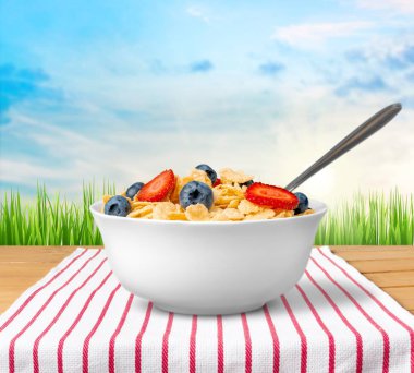 kase lezzetli mısır gevreği