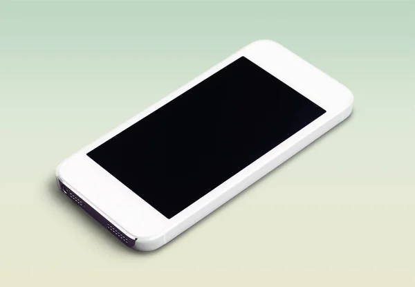 Pantalla en blanco del teléfono móvil moderno — Foto de Stock