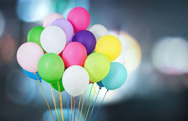 Renkli balonlar demet — Stok fotoğraf