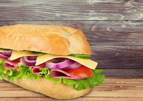 Sándwich fresco sabroso — Foto de Stock